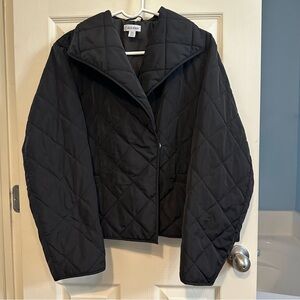 Women’s Calvin Klein Women's Black Quilted Puffer Jacket, size XL